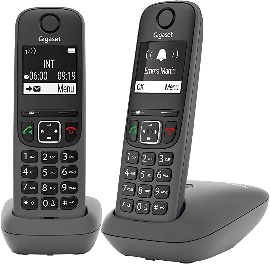 Gigaset A695 Duo - Téléphone Fixe sans Fil, 2 combinés avec Grand